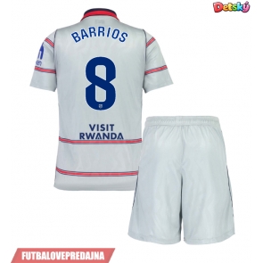 Lacne Dětský Futbalové dres Atletico Madrid Pablo Barrios #8 2026-27 Krátky Rukáv - Tretina (+ trenírky)